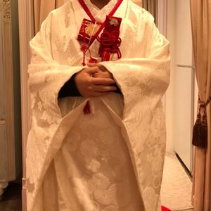 花柄の白無垢