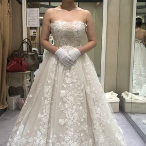 cherry blosomのwedding dress