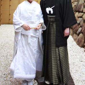 シンプルな白無垢