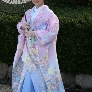 珍しいオーガンジーの打掛