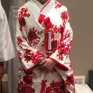 紅白が綺麗な色打掛