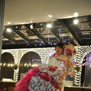 念願のシュガーケイカラードレス！