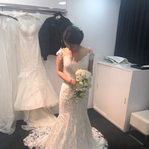 大人かわいいマーメイドドレス