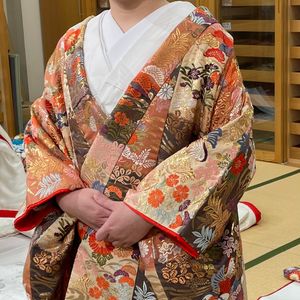 茶色よりの色打掛