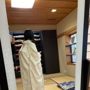 シンプルな白無垢です。