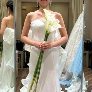スタイリッシュなバックリボンドレス