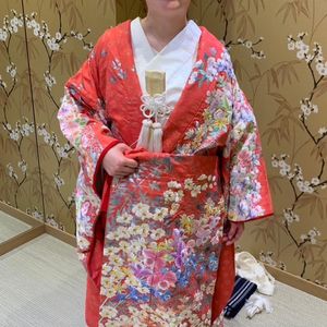 色鮮やかな色打掛