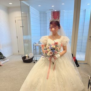 プリンセス感溢れるドレス
