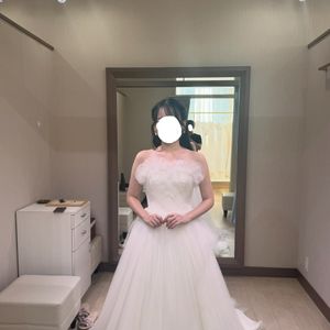 お花とチュールのドレス