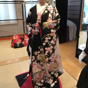 黒の色打掛