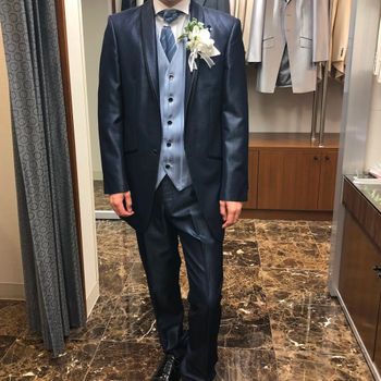 ネイビー×ブルーコーディネート