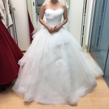 結婚式当日に着たお気に入りのウェディングドレス