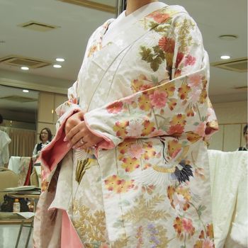 お花満開豪華な色打掛