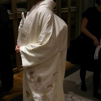 生成りの古典柄白無垢