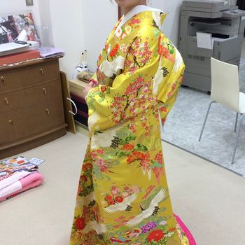 高級感溢れる色打掛