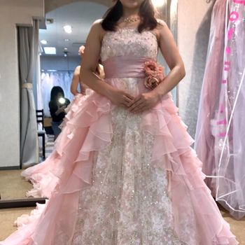一生に一度のピンクドレス