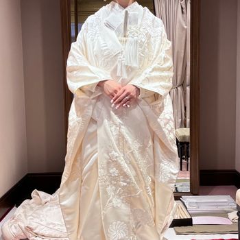 菊の模様が素敵な白無垢