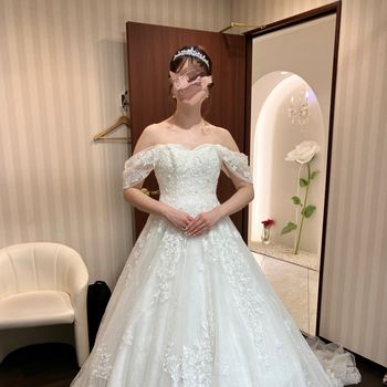 お姫様感のあるウェディングドレス