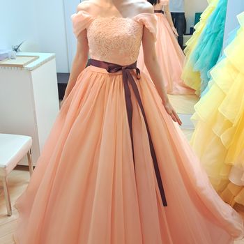 リボンがかわいい王道プリンセスドレス