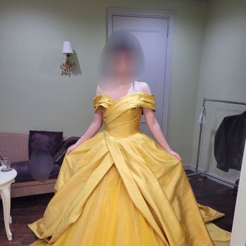 シンプルなプリンセスドレス