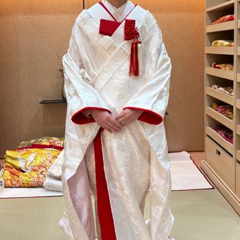 お花の白無垢