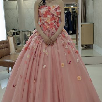 キュートなお花のドレス