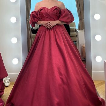 プリンセス感のある大人可愛いドレス