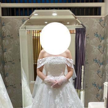 王道のウェディングドレス