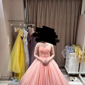 チュールボリューミードレス