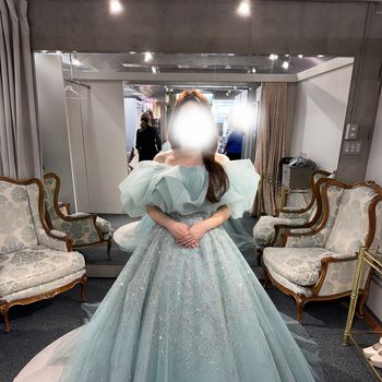 ふわきらグリーンドレス