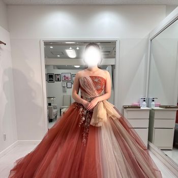 ふんわりテラコッタドレス