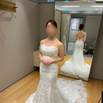 華やかなマーメイドドレス