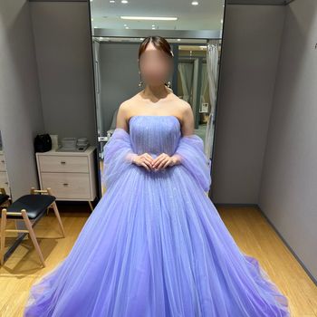 妖精のようなグラデーションドレス