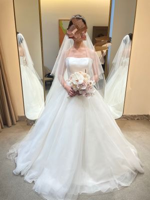 NICOLE ホワイトウェディングドレス プリンセスライン 1d5a106bd58d5c77ca250885cead3c