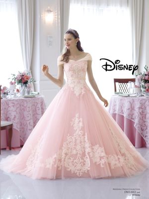 カラードレス Disney Wedding Dress Collection ディズニーウエディングドレスコレクション ウェディングドレス の口コミサイト ウエディングパークドレス