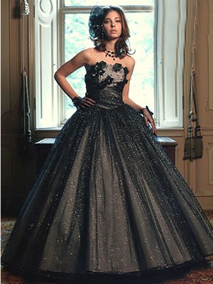 黒 ブラック のカラードレス一覧 ウェディングドレスの口コミサイト ウエディングパークドレス