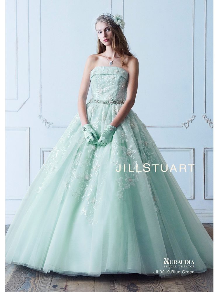 ジルスチュアート JILL STUART カラードレス 水色 ウェディング ジルスチュアート JILL STUART カラードレス 水色 ウェディング