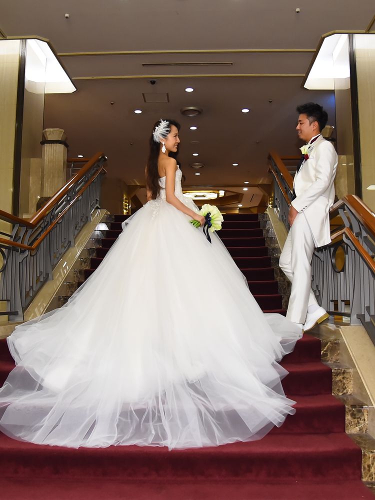 築地本願寺 帝国ホテル 先輩花嫁様 ブライダルhiro ウェディングドレスの口コミサイト ウエディングパークドレス