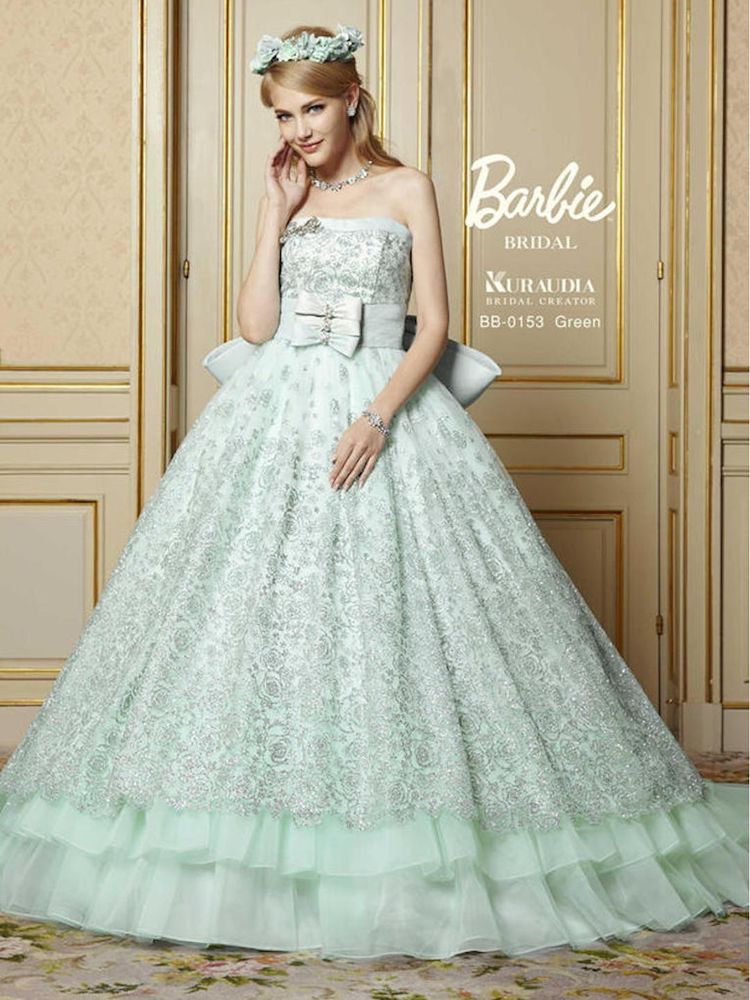 BB0153 Green|Barbie BRIDAL (バービーブライダル)|ドレス検索サイト