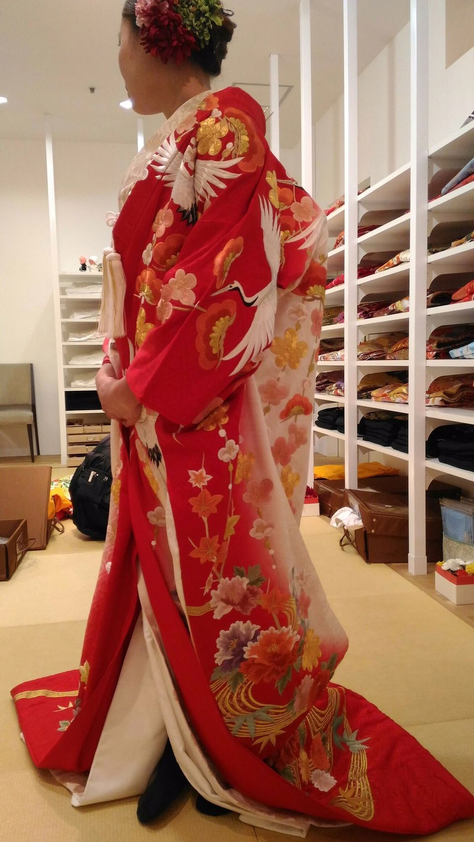 色使いが素敵な色打掛