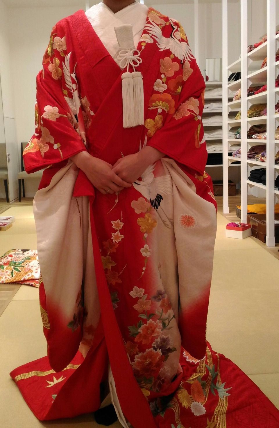 色使いが素敵な色打掛