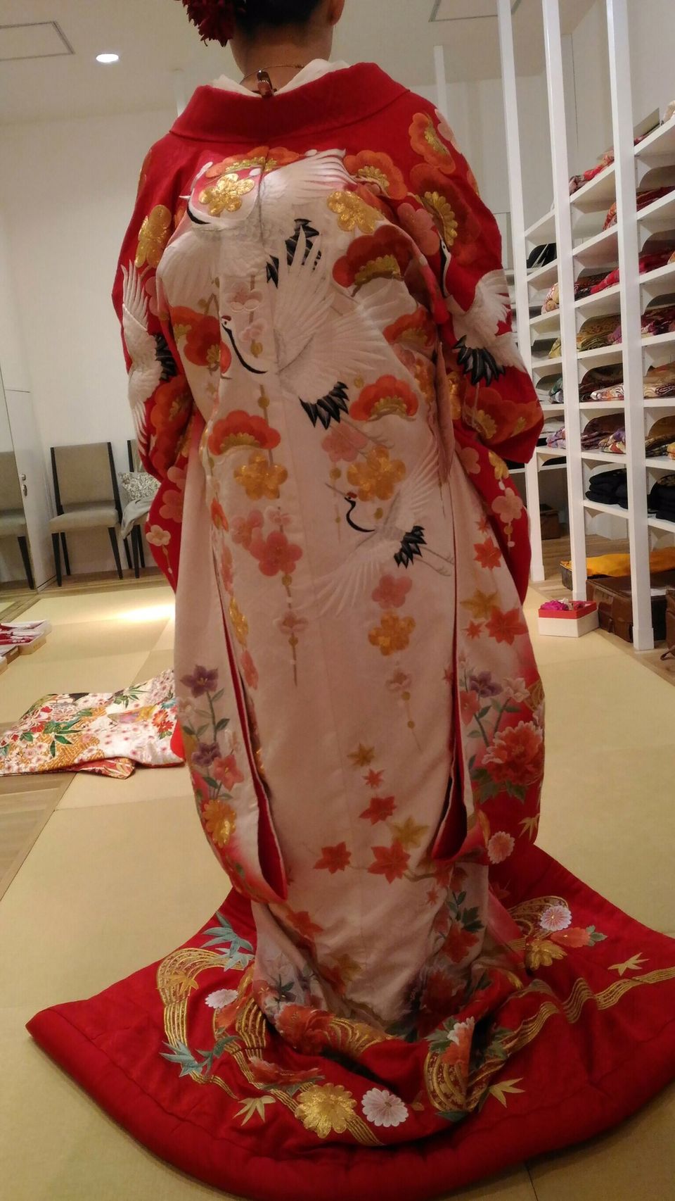 色使いが素敵な色打掛
