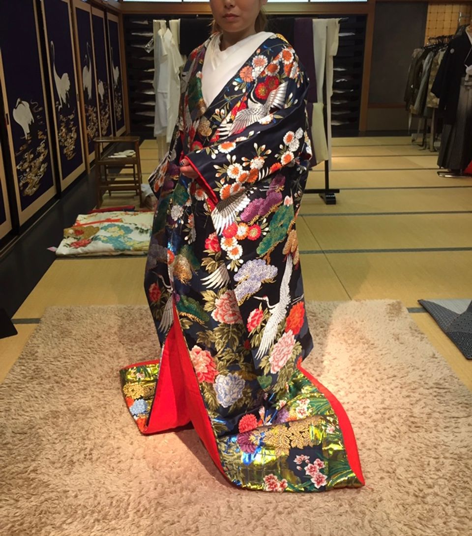 私の好きな色の組み合わせとゴージャスな柄