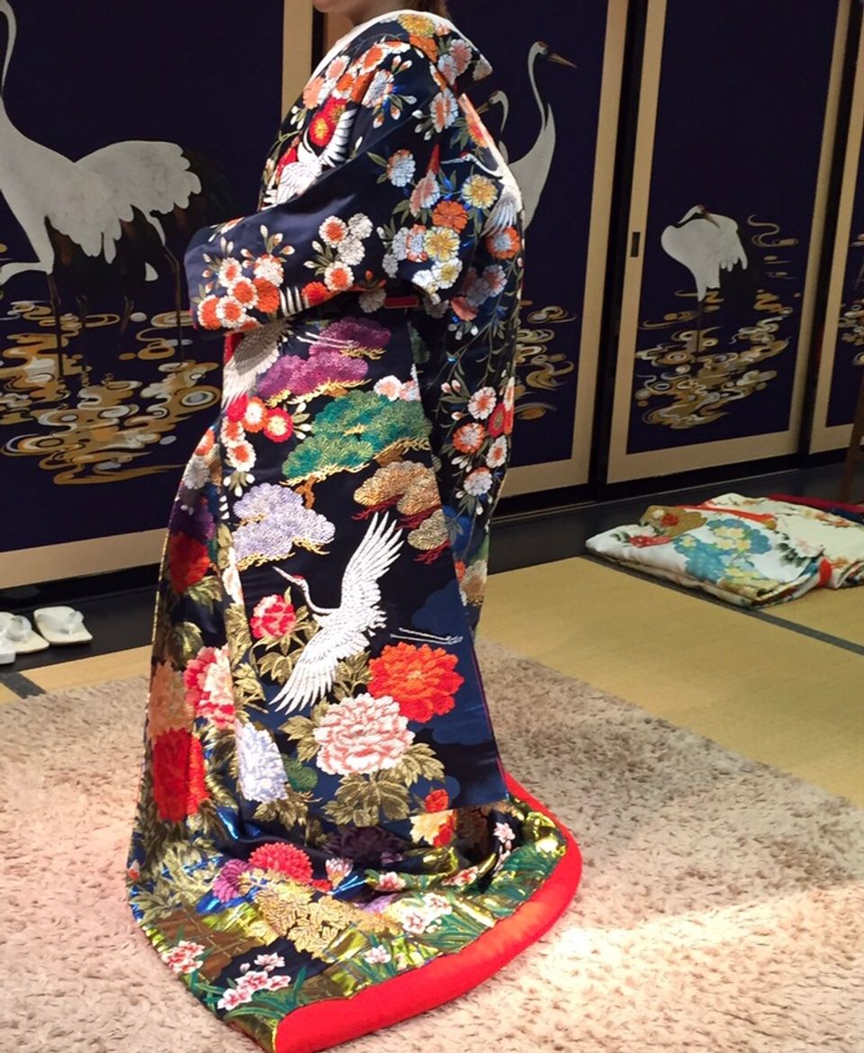 私の好きな色の組み合わせとゴージャスな柄