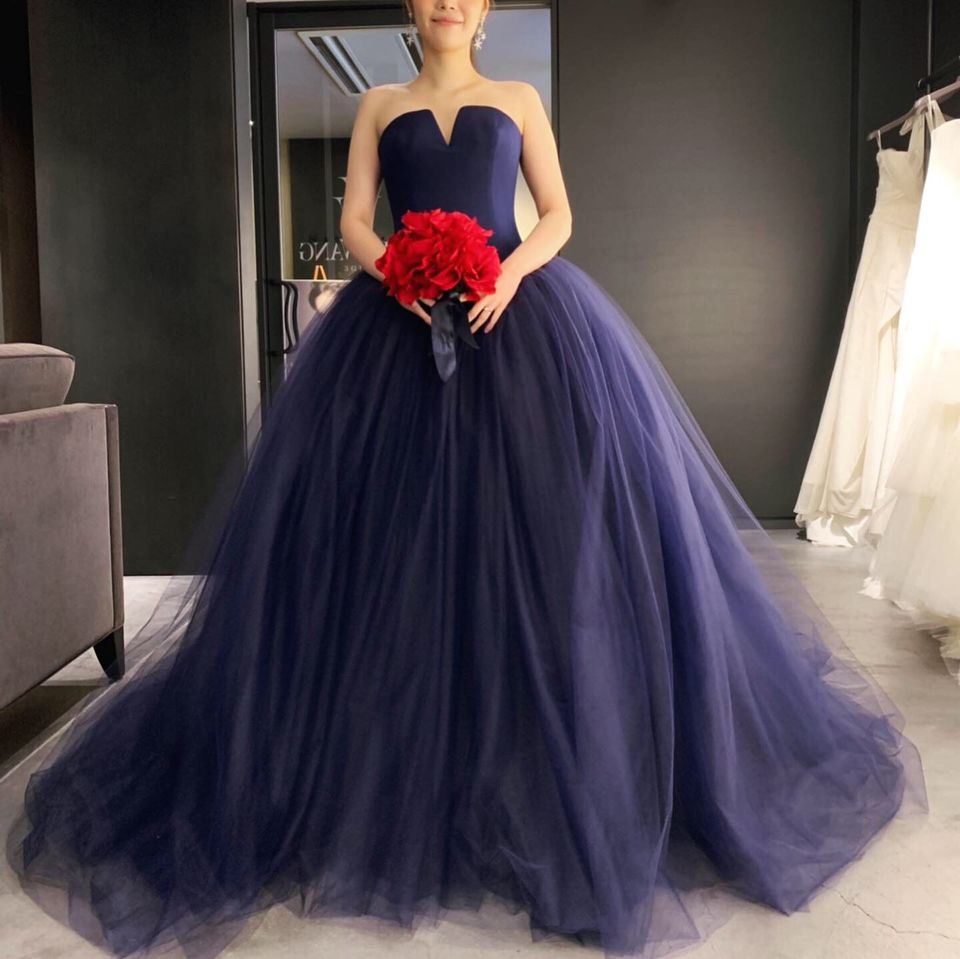 [hina様] VERA WANG フェルナンダ シェードブルー US4 Fernannda Shade Blue 結婚式 カラードレス | トキハナ