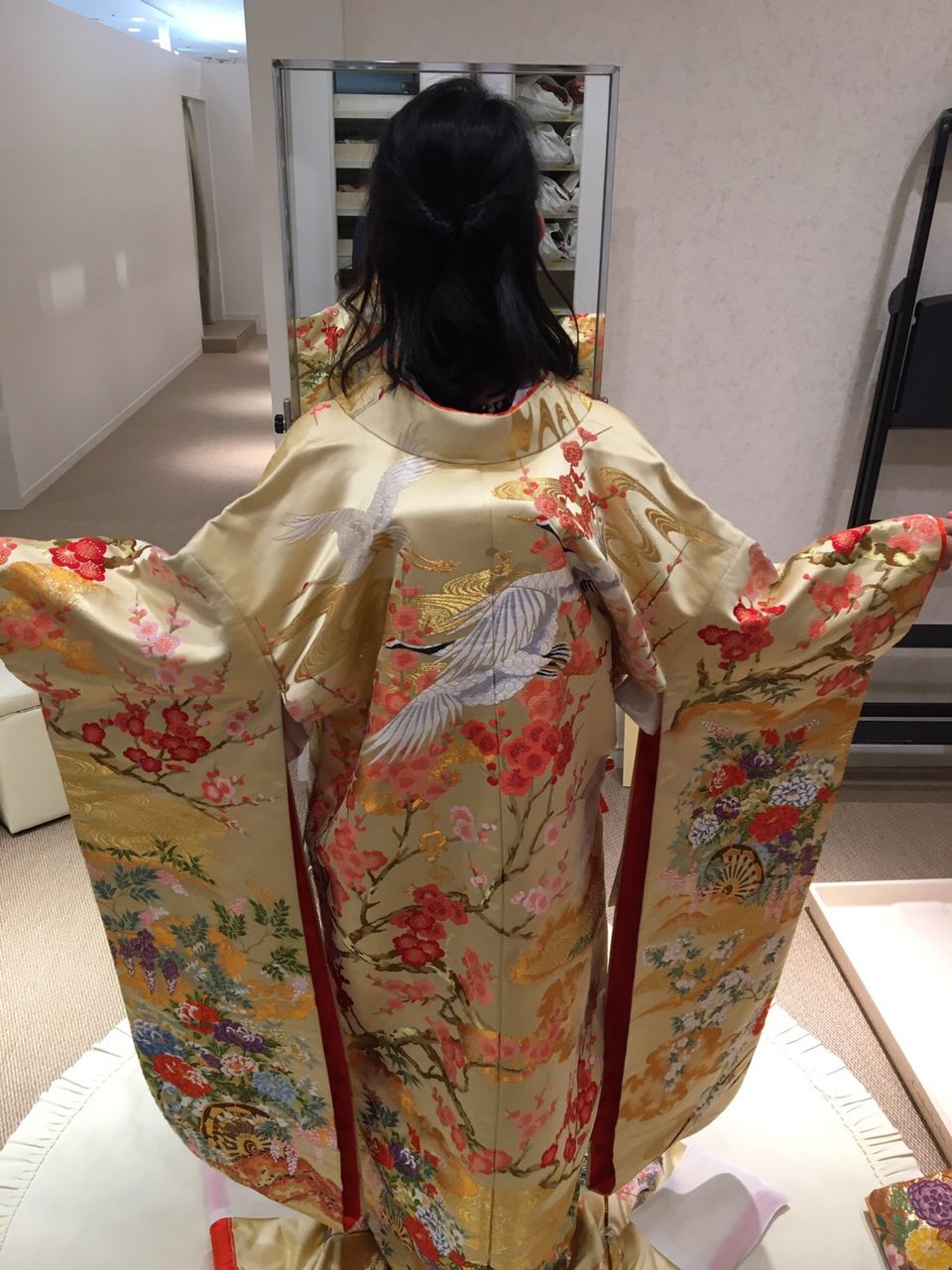 ゴージャスな色打掛