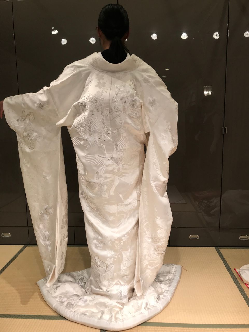 はっきりとした白無垢
