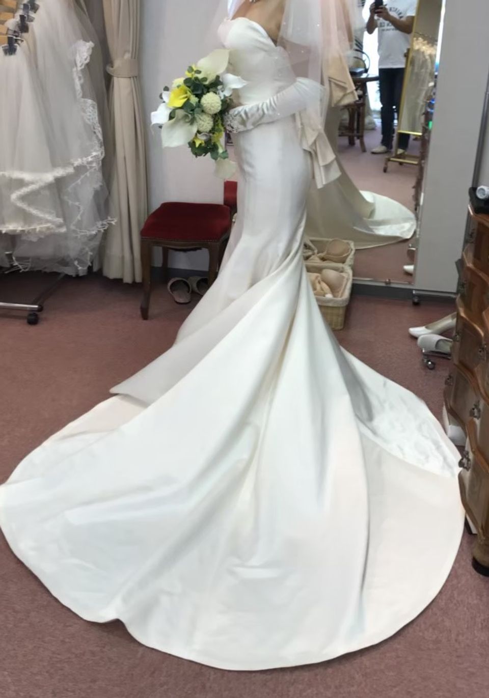 胸のラインハートカット