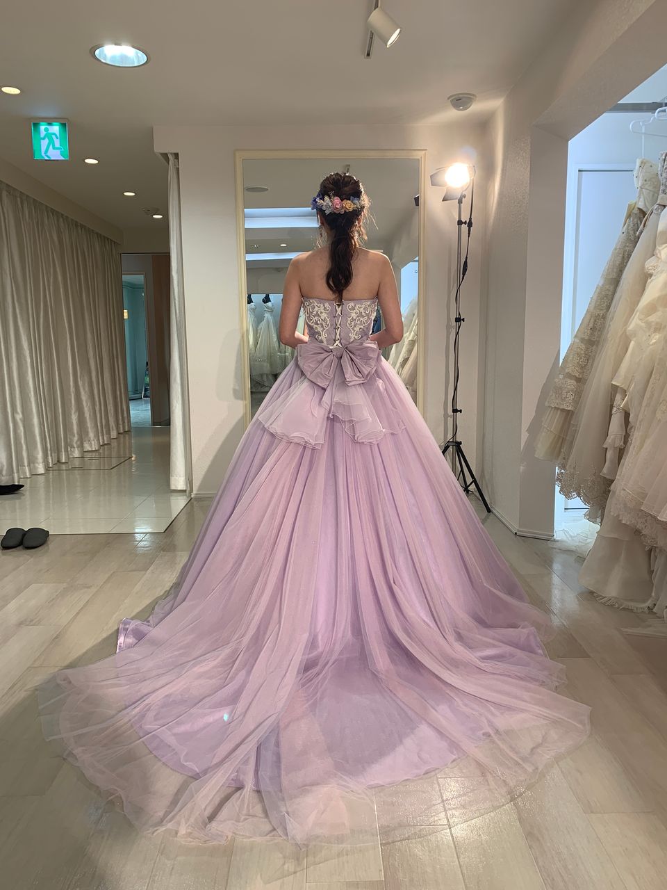 シンプルなドレスです