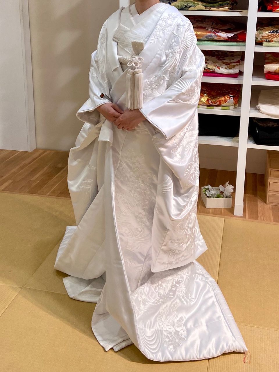 真っ白な白無垢